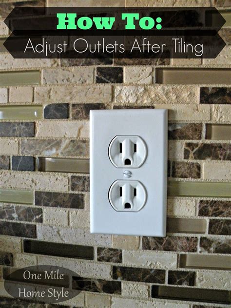 how to tile outlets